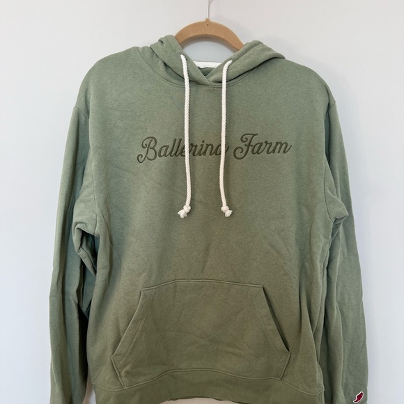 Ballerina Farm Hoodie Green Sweatshirt Influencer 91 League embroidered - Picture 2 of 12